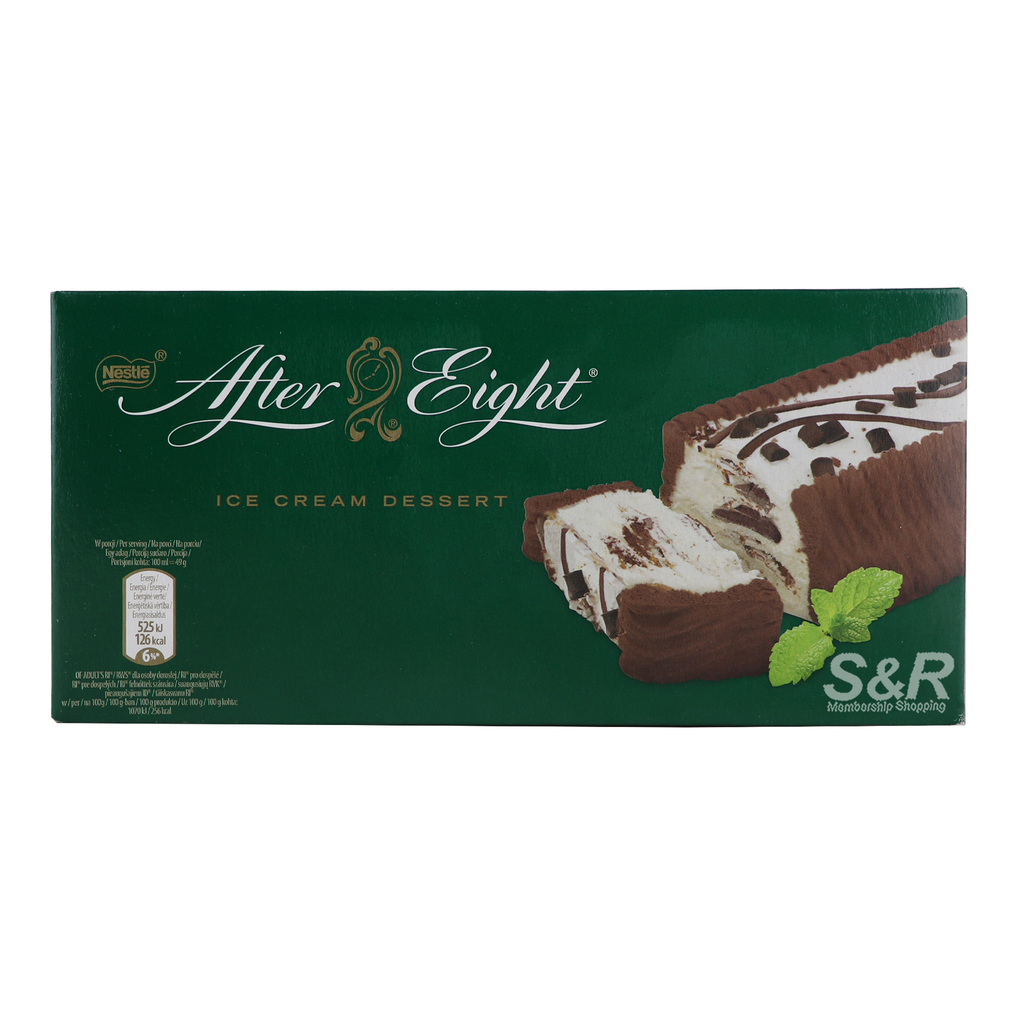 Nestle After Eight Ice Cream Dessert 750mL Nestle After Eight Ice Cream Dessert 750mL
